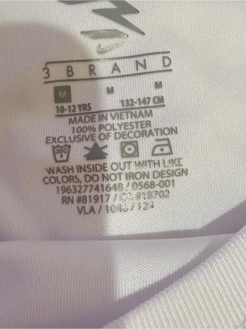 Nike White 'Level Up' Tee with Red Athletic Shorts